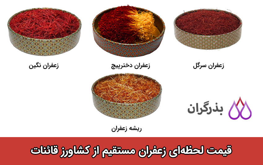 قیمت زعفران امروز آپدیت